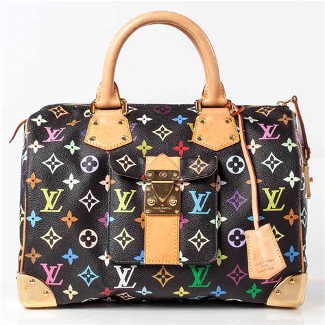 louis vuitton speedy black monogram|Louis Vuitton 30 speedy bag.